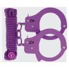 П. Набор BONDX METAL CUFFS & LOVE ROPE SET-PURPLE