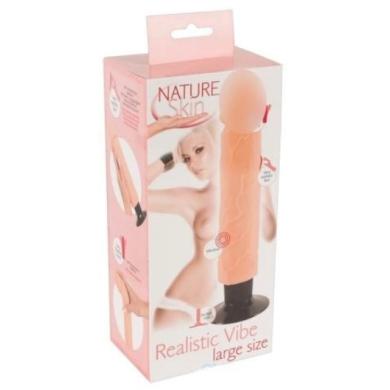 Реалистичный вибратор Nature Skin Realistic с вибрацией