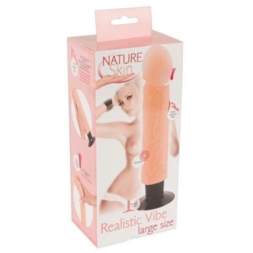 Реалистичный вибратор Nature Skin Realistic с вибрацией