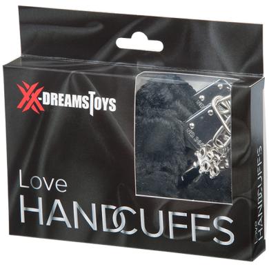 Наручники XXdreamSToys Liebes-Handschellen m. Plüsch schwarz 