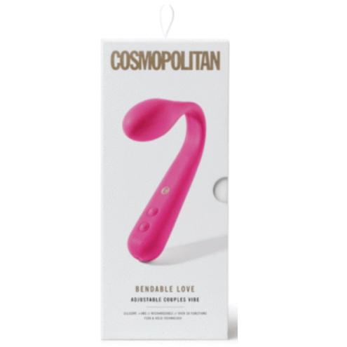 П. Вибратор гибкий Cosmopolitan Bendable Love розового цвета