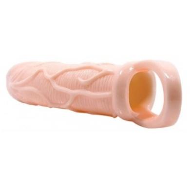 П. Насадка с вибрацией Men Extension Vibrating Penis Sleeve - 5