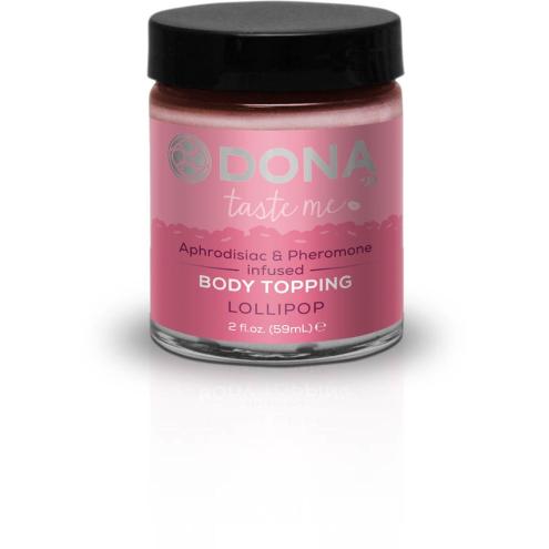 Съедобная карамель для тела DONA Body Topping