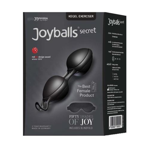 Вагинальные шарики Joyballs secret, black / black