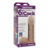 Фаллоимитатор Doc Johnson Vac-U-Lock - 6 Inch Ultraskyn Cock White