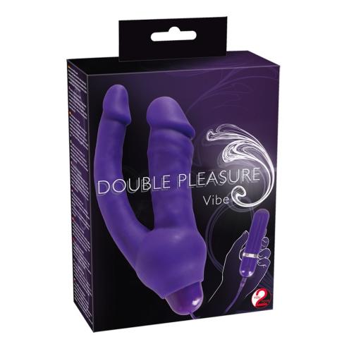 Вибратор двойной Douple Vibrator Purple для женщин