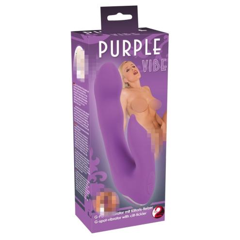 Стимулятор G-точки - Purple Vibe G-Spot / Clittickler