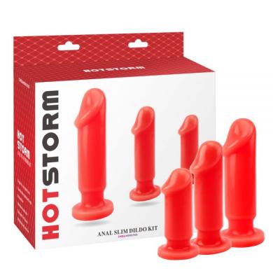 Набор анальных пробок - HotStorm Anal Slim Dildo Kit