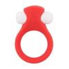 Эрекционное кольцо с вибрацией LIT-UP SILICONE STIMU RING 2 RED