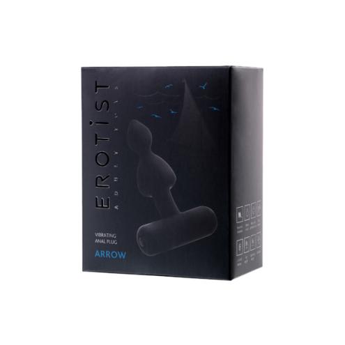 Erotist Anal Vibrator Black Silicone