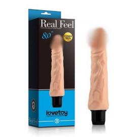 Реалістичний вібратор Reel Feel Cyberskin Vibrator Flesh 8  - 1