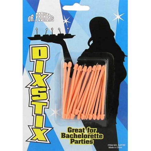 Зубочистки Dixstix с пенисами на конце !