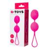 Вагинальные шарики A-TOYS Keggel Balls silicone pink для милых женщин