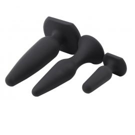 Анальные пробки - Anal Trainer Kit Black - 5