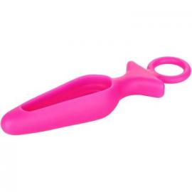 Анальна пробка з порожниною Pipdream Silicone Groove Probe - 3