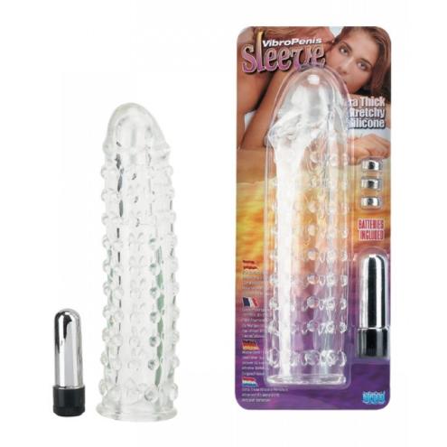 П. Насадка с вибрацией Silicone Vibro Penis Sleeve