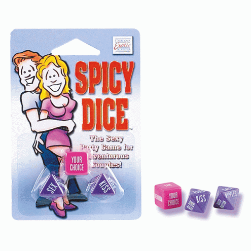 Игральные кости Spicy Dice - прикольные кубики для сексуальных игр !