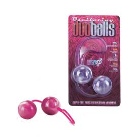 Вагинальные шарики Marbilized Duo Balls Pink подарят миллион оргазмов - 4