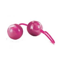 Вагинальные шарики Marbilized Duo Balls Pink подарят миллион оргазмов - 2