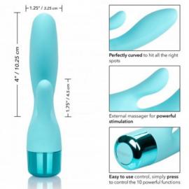 Вагинально-клиторальный вибратор CalExotics Eden Lover - 6