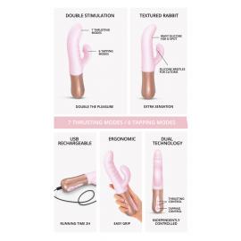 Подвійний пульсатор кролик Love To Love SASSY BUNNY - BABY PINK - 4