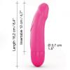 Вибратор Dorcel Real Vibration S Magenta 2.0, диам 3,7см