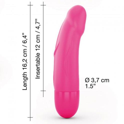 Вибратор Dorcel Real Vibration S Magenta 2.0, диам 3,7см