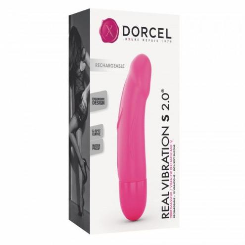 Вібратор Dorcel Real Vibration S Magenta 2.0, діам 3,7см