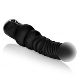 Реалистичный вибратор CalExotics черного цвета - 4