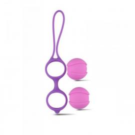 Вагінальні кульки Palline Vaginali Bi-Balls Double Purple - 3