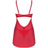 Комплект Obsessive Chilisa babydoll (Красный, M/L)