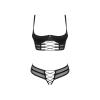 Комплект Obsessive Roxelia set otwarty (Черный, XS/S)