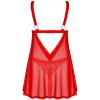 Комплект Obsessive Elianes babydoll (Червоний, XL/XXL)