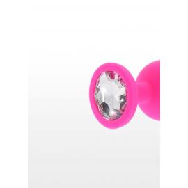 Toy Joy Large Diamond Booty Jewel - Пробка анальна рожева - 2