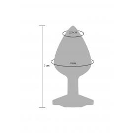 Toy Joy Large Diamond Booty Jewel - Пробка анальна рожева - 3