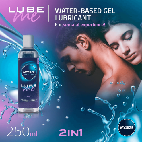 Лубрикант на водной основе Amor My.Size Lube 2in1, 250 мл