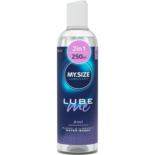 Лубрикант на водній основі Amor My.Size Lube 2in1, 250 мл