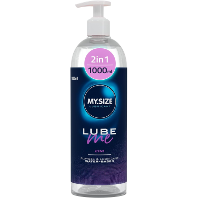 Лубрикант на водній основі Amor My.Size Lube 2in1, 1000 мл