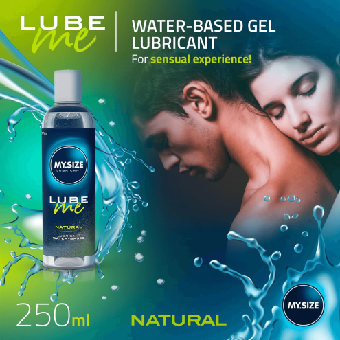 Лубрикант на водній основі Amor My.Size Lube Natural, 250 мл