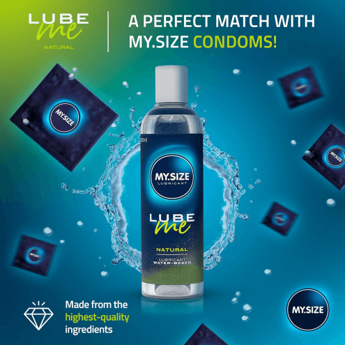 Лубрикант на водной основе Amor My.Size Lube Natural, 250 мл