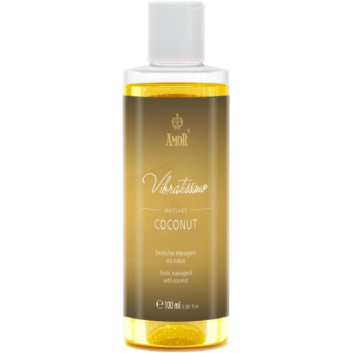 Массажное масло Amor Vibratissimo Coconut с ароматом кокоса, 100 мл