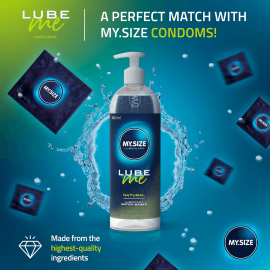 Лубрикант на водной основе Amor My.Size Lube Natural, 1000 мл - 4
