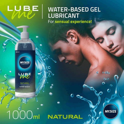 Лубрикант на водній основі Amor My.Size Lube Natural, 1000 мл