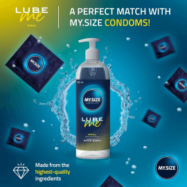 Лубрикант на водной основе Amor My.Size Lube Anal, 1000 мл - 4