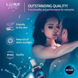 Лубрикант на водной основе Amor My.Size Lube 2in1, 250 мл - 5