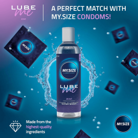 Лубрикант на водной основе Amor My.Size Lube 2in1, 250 мл - 2