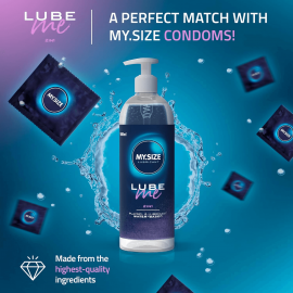 Лубрикант на водной основе Amor My.Size Lube 2in1, 1000 мл - 4