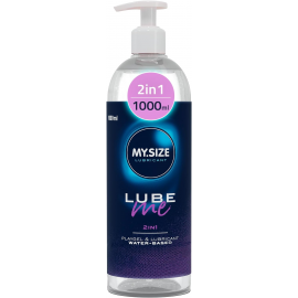 Лубрикант на водной основе Amor My.Size Lube 2in1, 1000 мл - 1