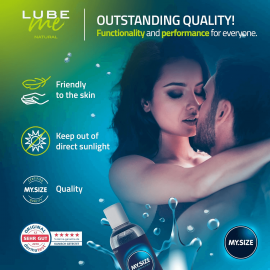 Лубрикант на водной основе Amor My.Size Lube Natural, 250 мл - 4