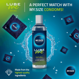 Лубрикант на водной основе Amor My.Size Lube Natural, 250 мл - 2
